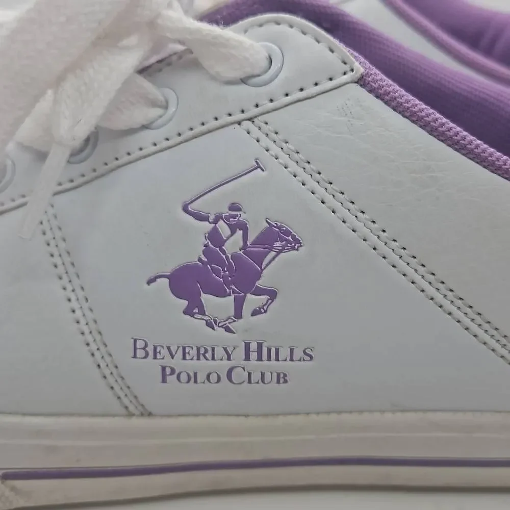 Beverly Hills Polo Club Purple Lace Up Sneaker Size 10